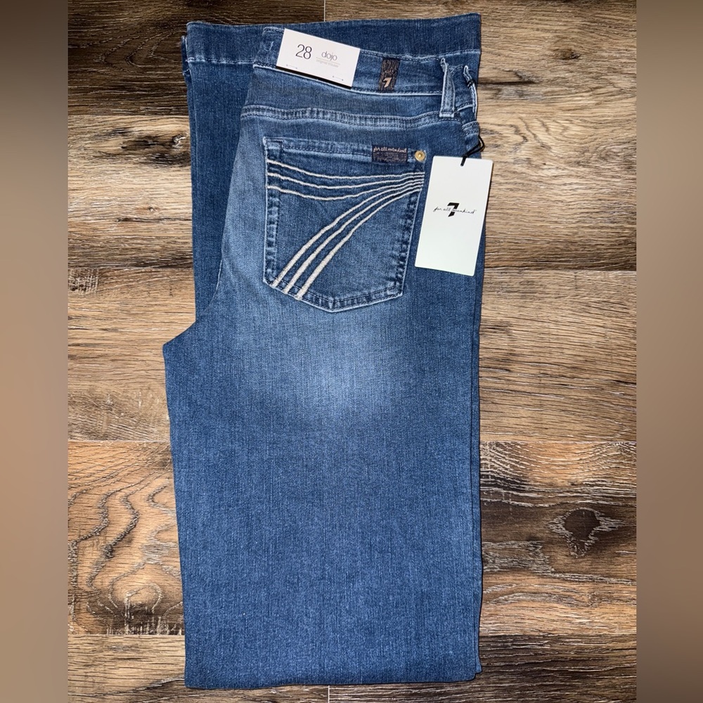 NWT 7 For All Mankind Dojo Jeans 7FAMK - Picture 2 of 4